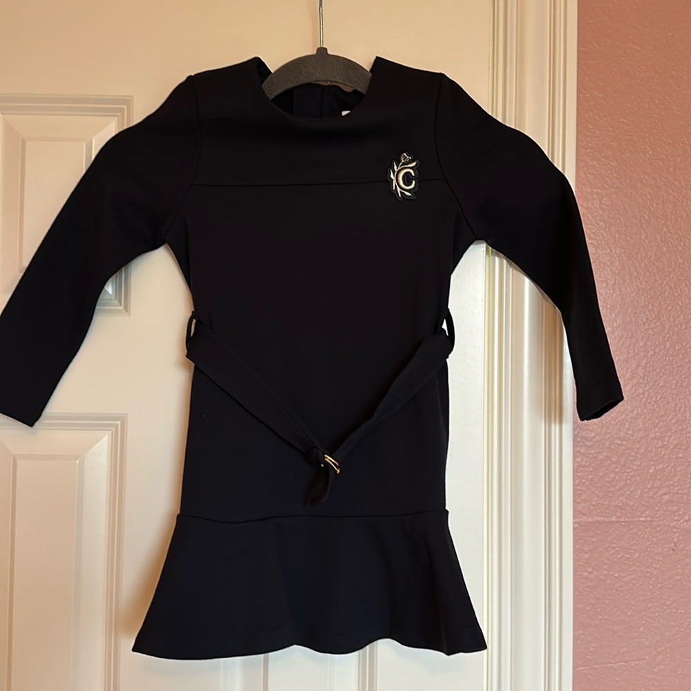 Chloe New ( no tags attached)beautiful dress ,dark blue, size 4.